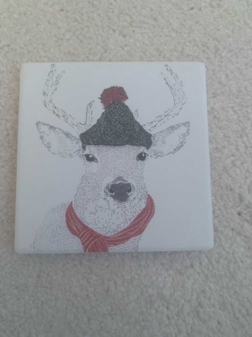 Coasters - Tag Cork Backed Square Tile